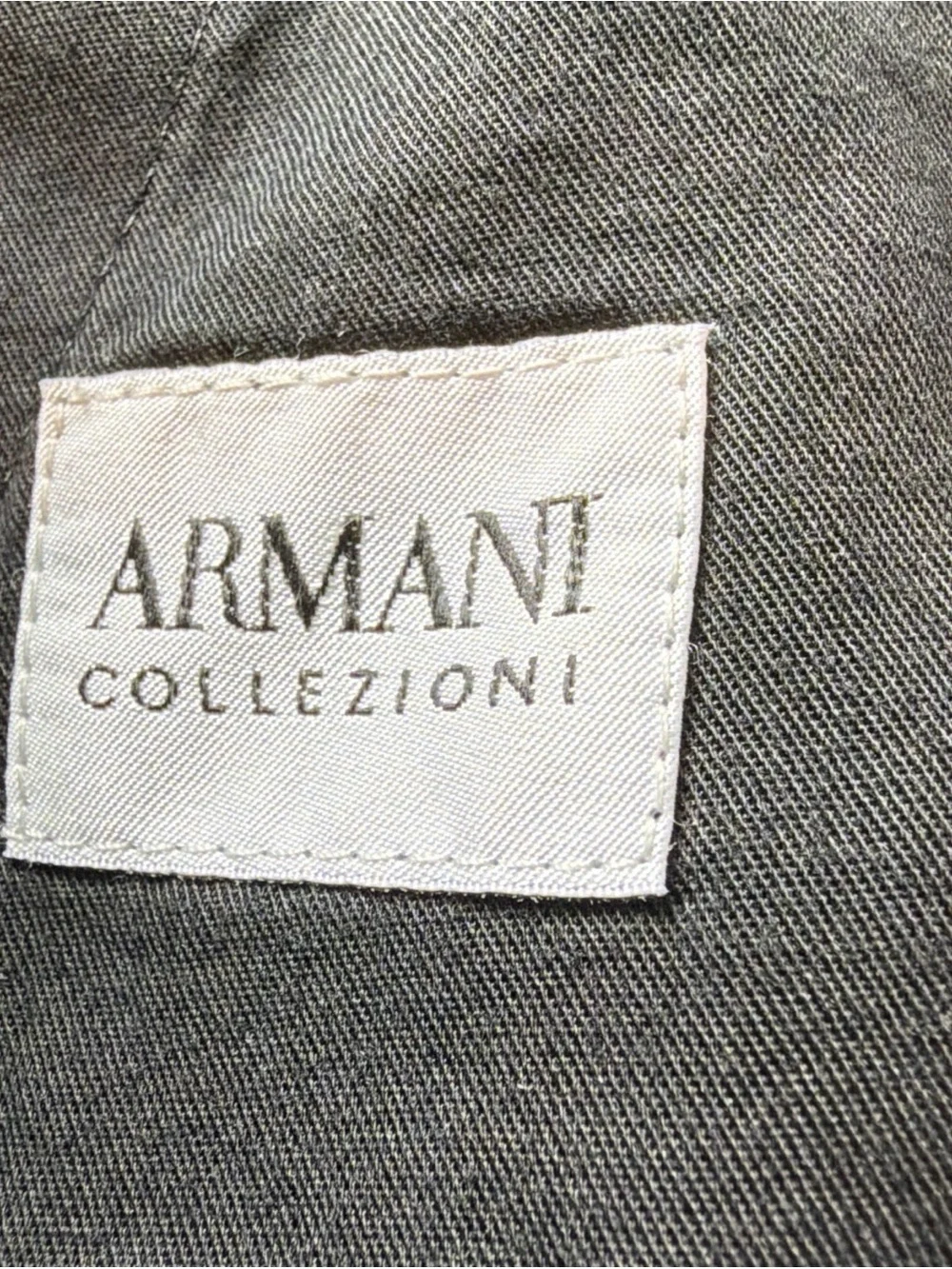 Vintage Armani Collezioni Dress Pants Black 36 Flat Front